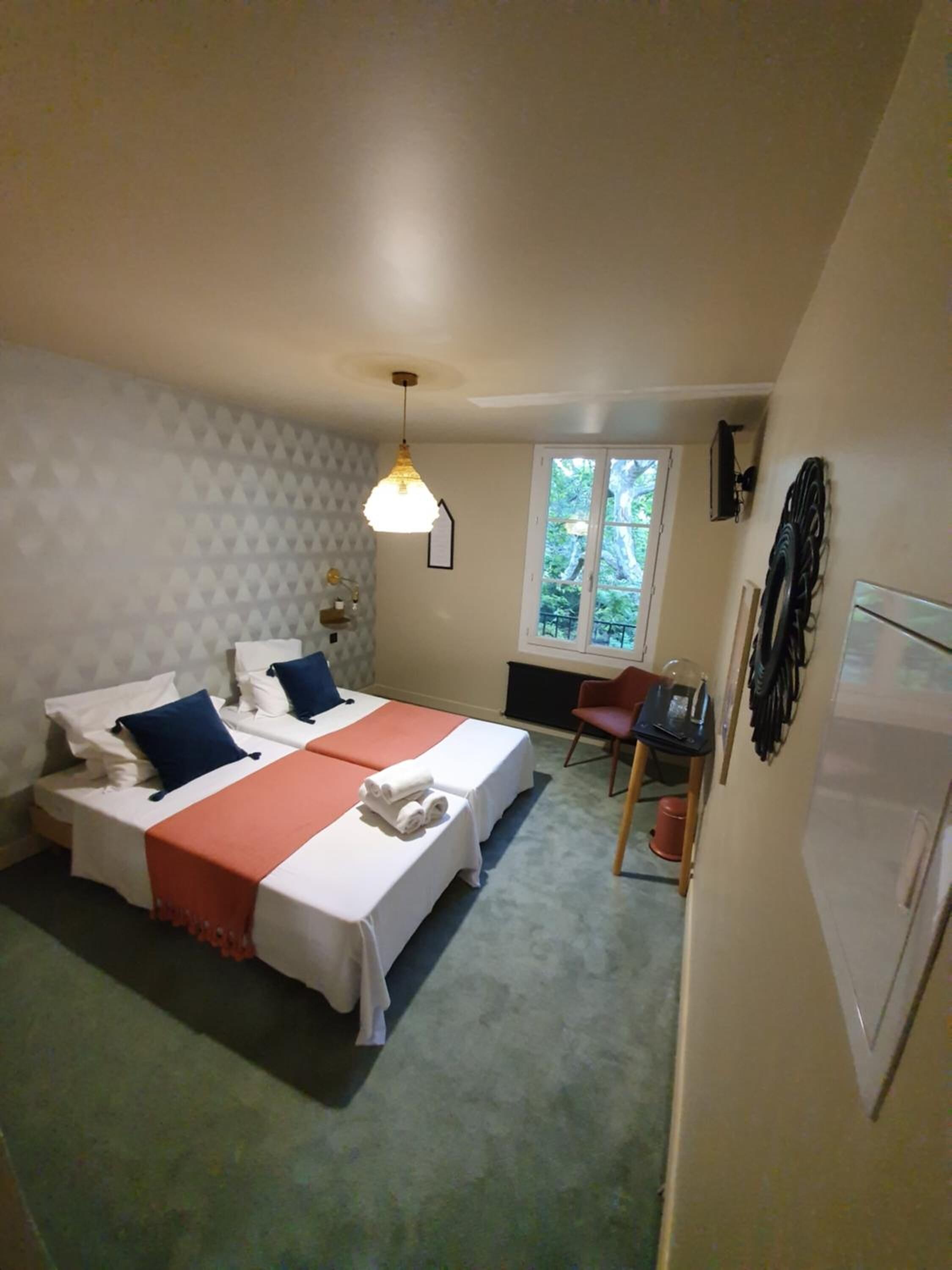 superior double room | desk, blackout curtains, free wifi, bed sheets