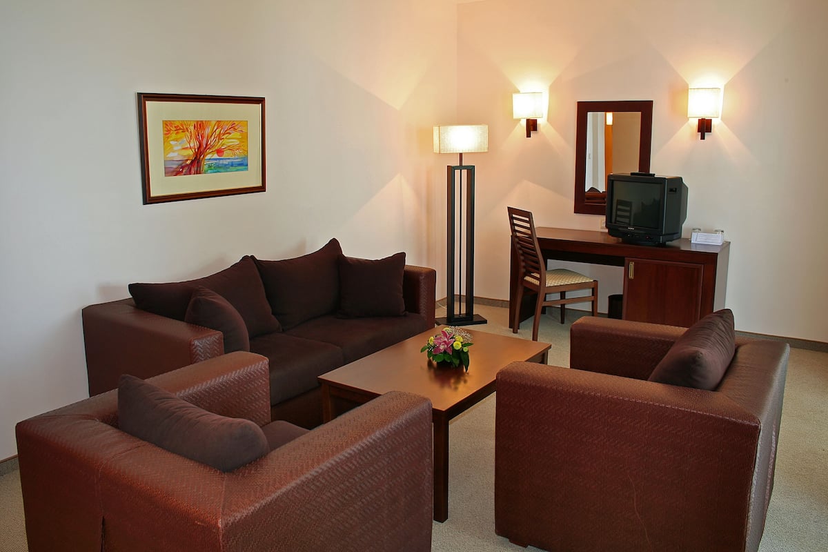 Apartment, 1 Bedroom, Sea View | Minibar, in-room safe, desk, WiFi (free)