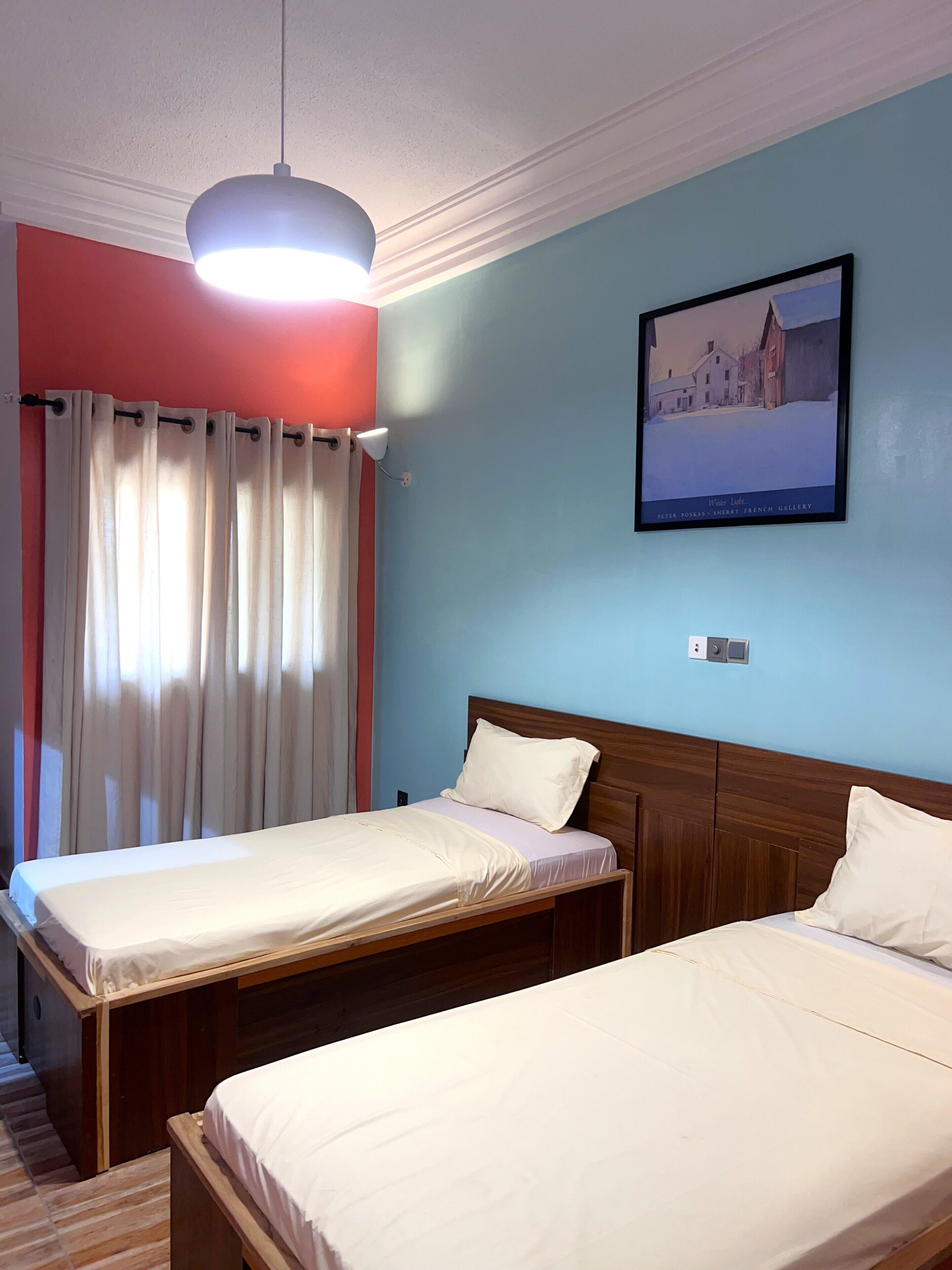 Business Twin Room | Laptop workspace, blackout drapes, free WiFi, bed sheets