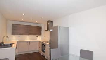 Appartamento, 2 letti matrimoniali | Cucina privata | Frigorifero con congelatore, forno, piano cottura, bollitore elettrico