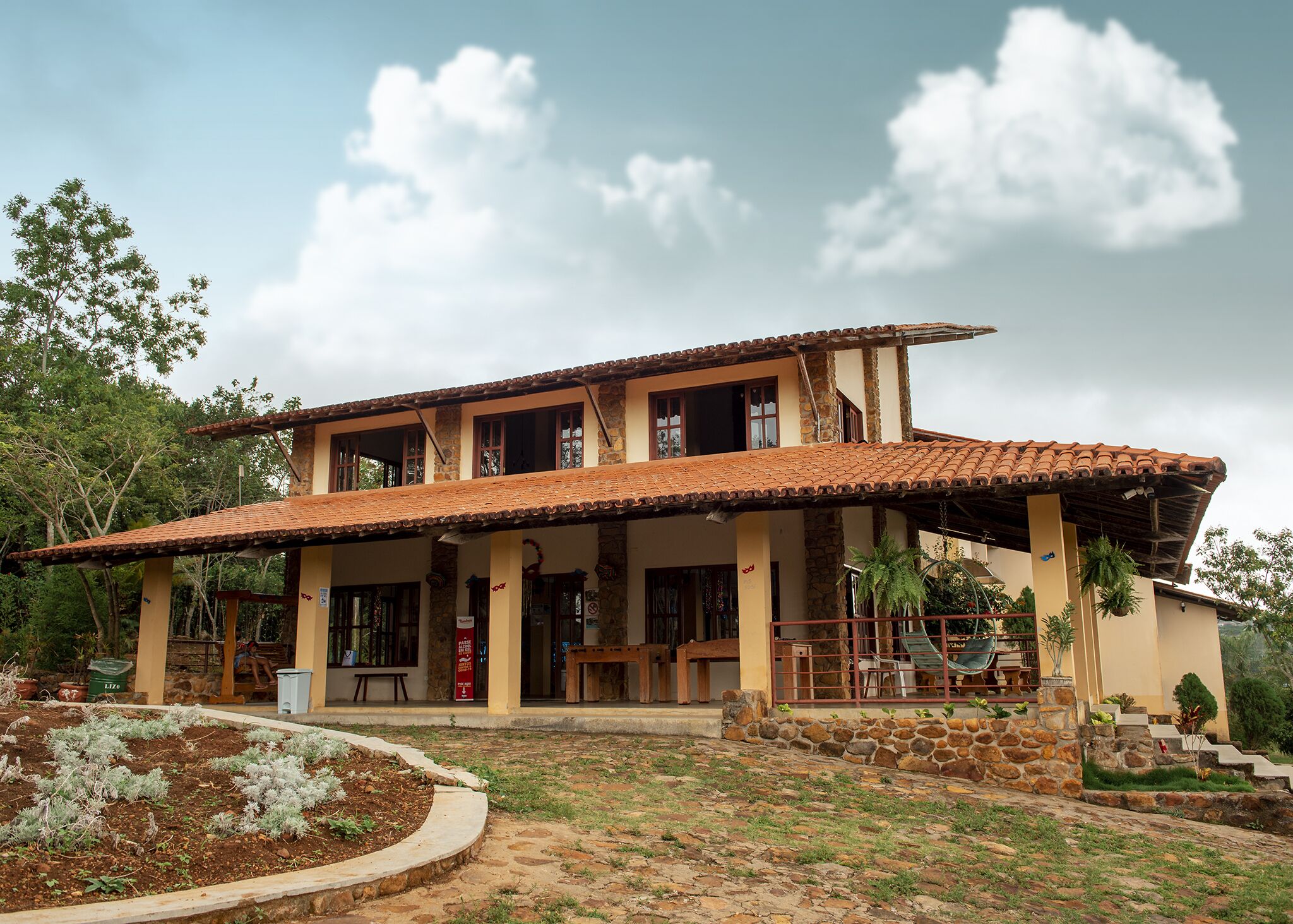 Fachada da propriedade