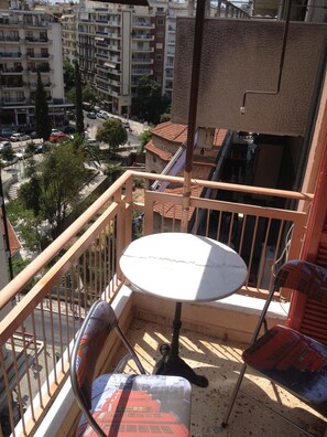 Departamento, vista a la ciudad | Vista del balcón