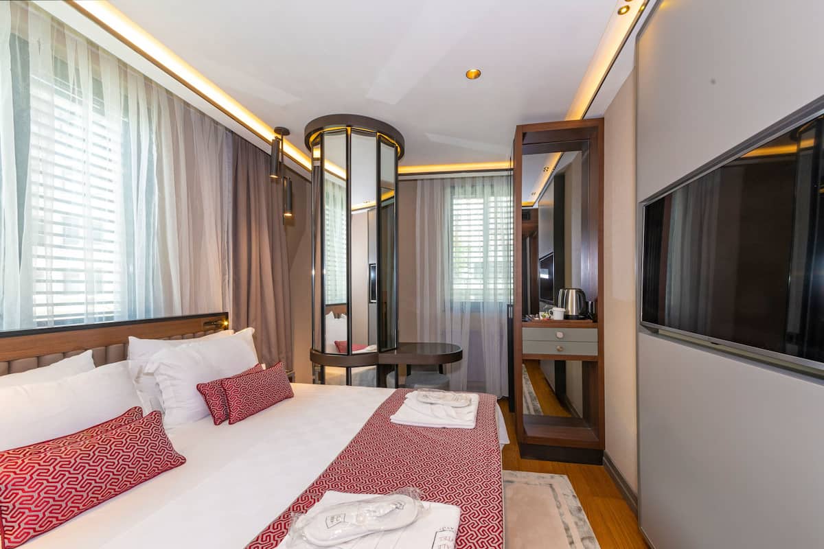 Deluxe Tek Büyük veya İki Ayrı Yataklı Oda | Minibar, odada kasa, ses yalıtımı, ütü/ütü masası