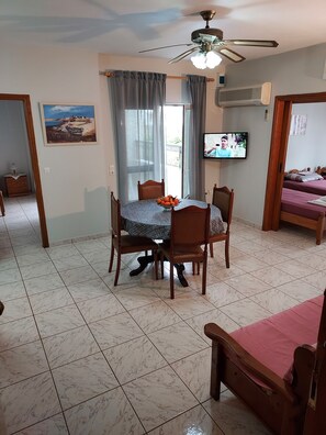 Apartment, 2 Bedrooms, Balcony, Garden View | Living area - New Panorama Apartments (ELECTRIC CAR CHARGING STATION) (North Kynouria)