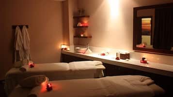 Couples treatment room(s), sauna, hot tub, steam room, mud baths