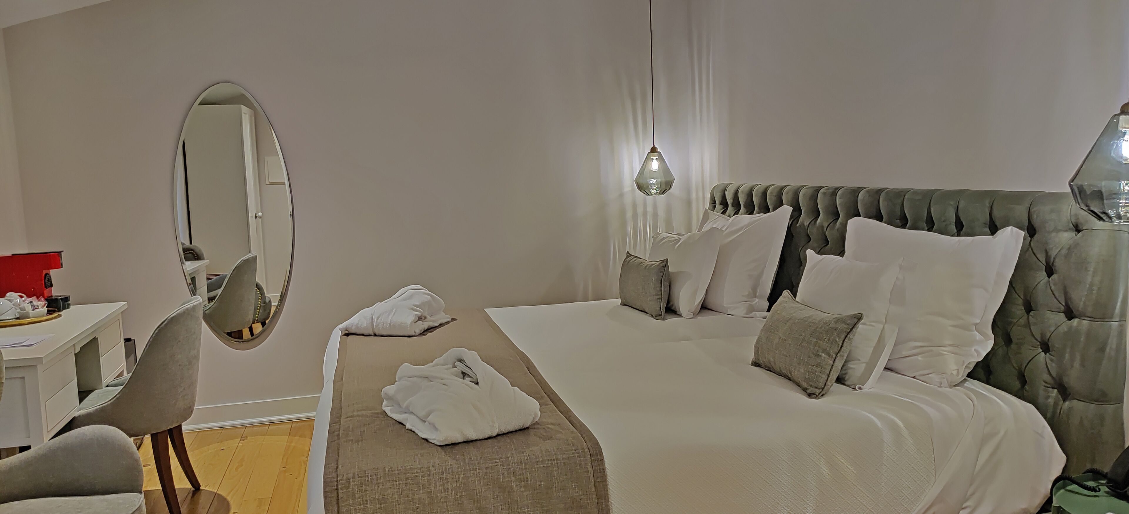 deluxe double room | hypo-allergenic bedding, minibar, in-room safe, individually decorated