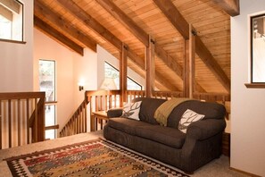 TV, fireplace, DVD player