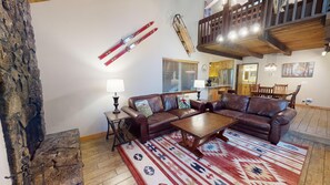 TV, fireplace, DVD player