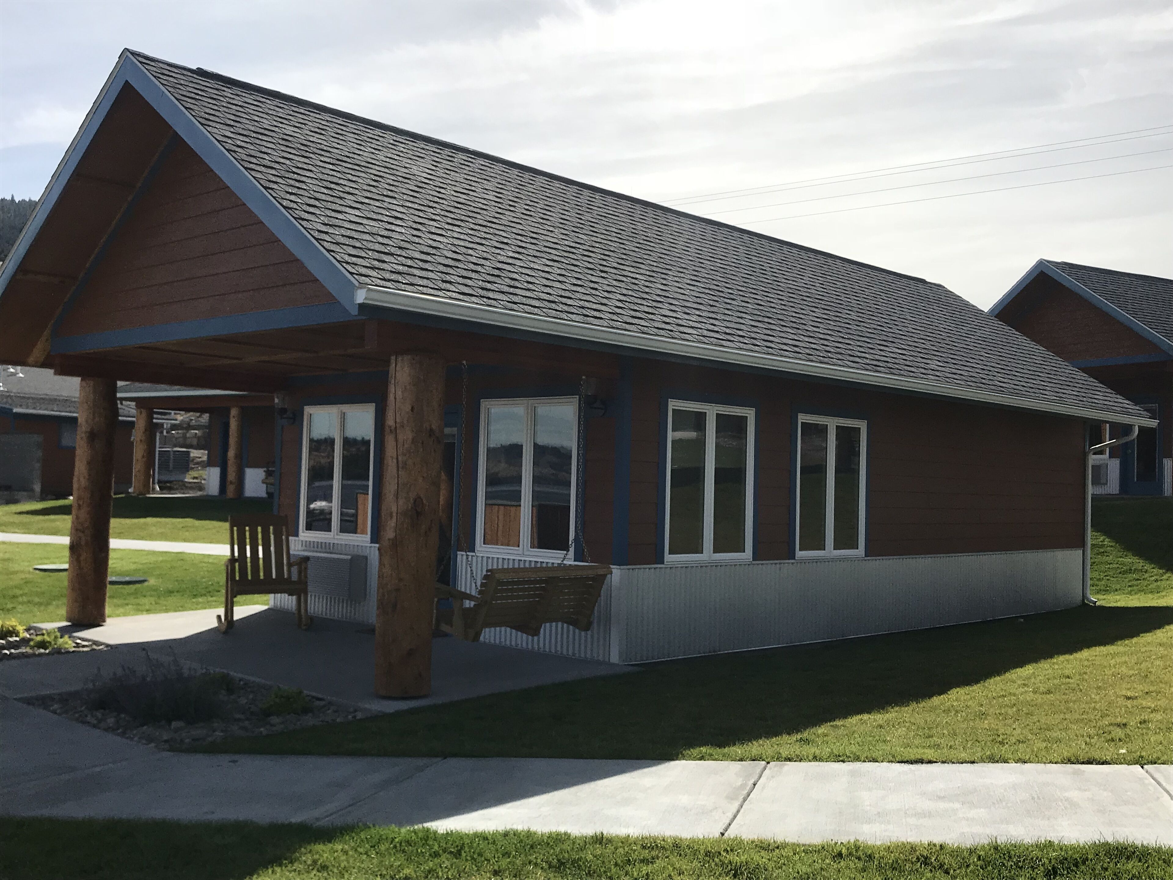 Majoituspaikan julkisivu