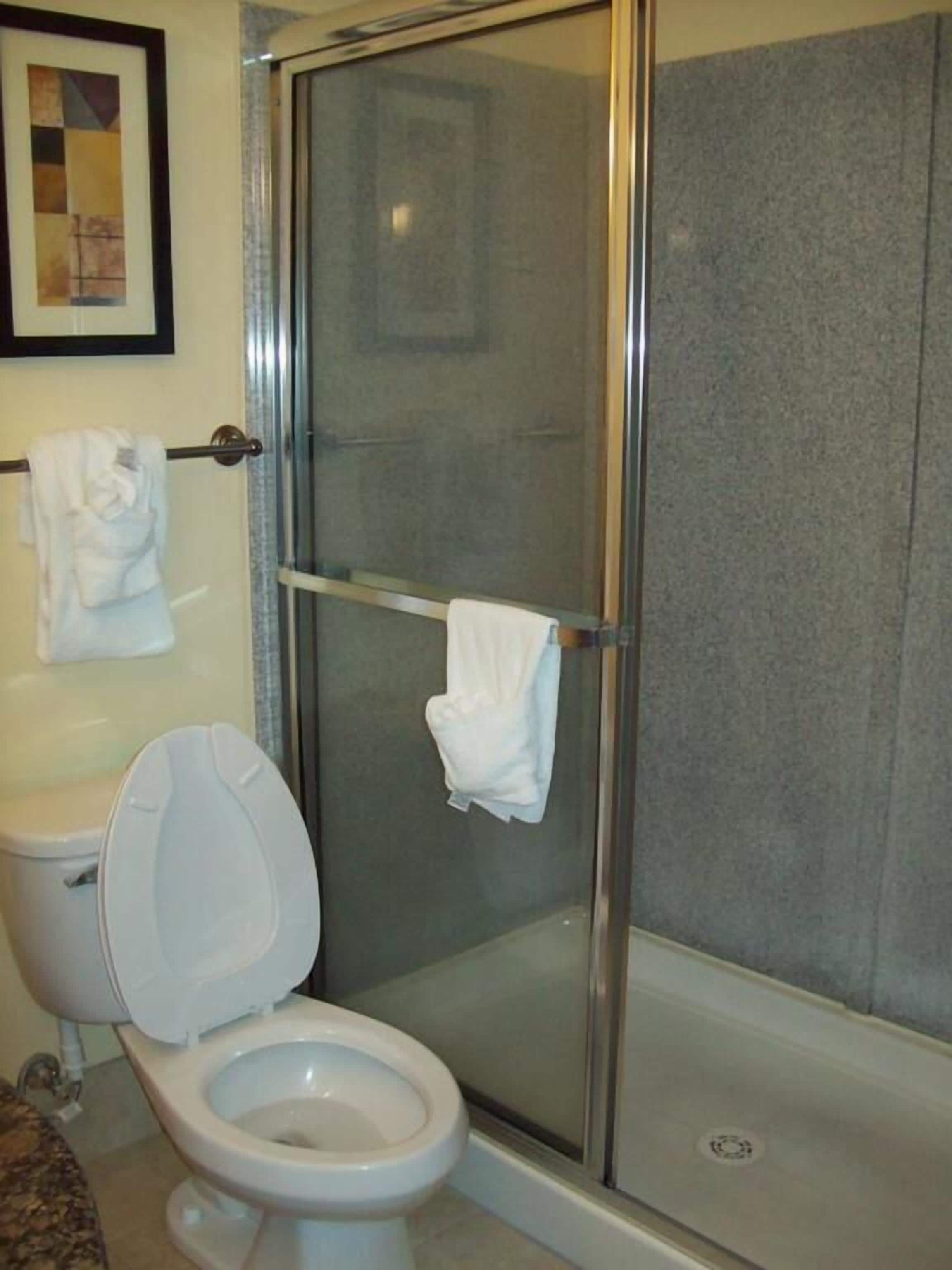 淋浴/盆浴组合、吹风机、毛巾