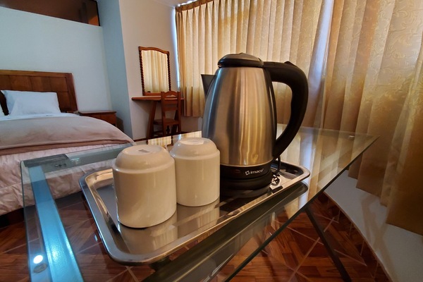 In-room safe, desk, laptop workspace, blackout drapes