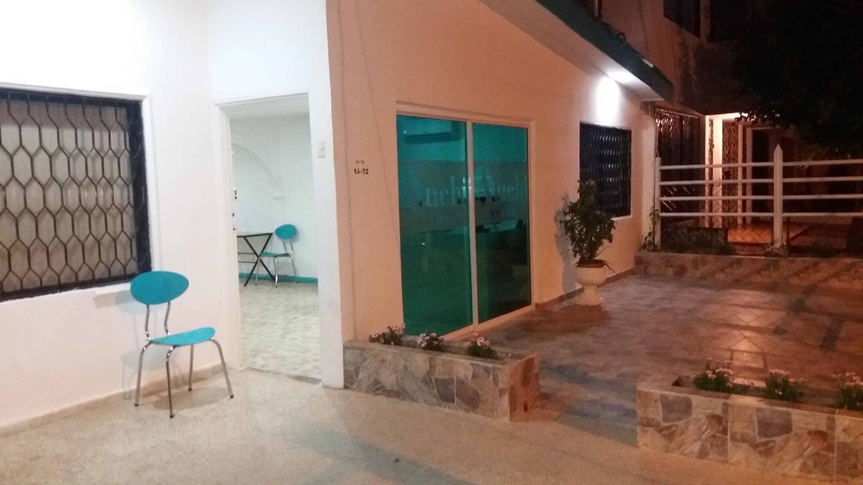 front of property – evening/night