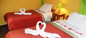 Free WiFi, bed sheets