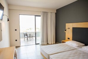 Laptop workspace, free WiFi, bed sheets - Hotel Evita Mare (Rhodes)