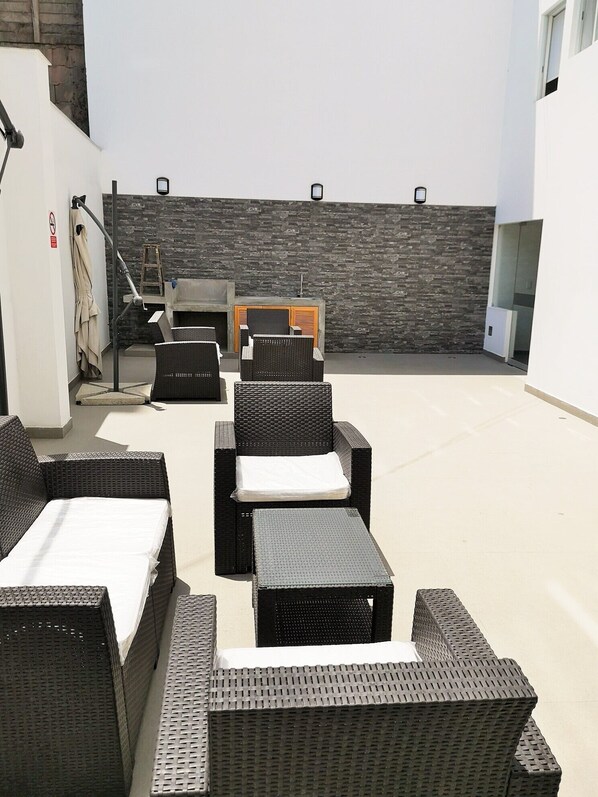 Terrace/patio - Espacio Luxury Apartments - Cantuarias Street (Miraflores)