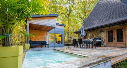 Chalet en nature*spa-piscine au sel*sauna*billard*foyer*wifi*rando en montagne