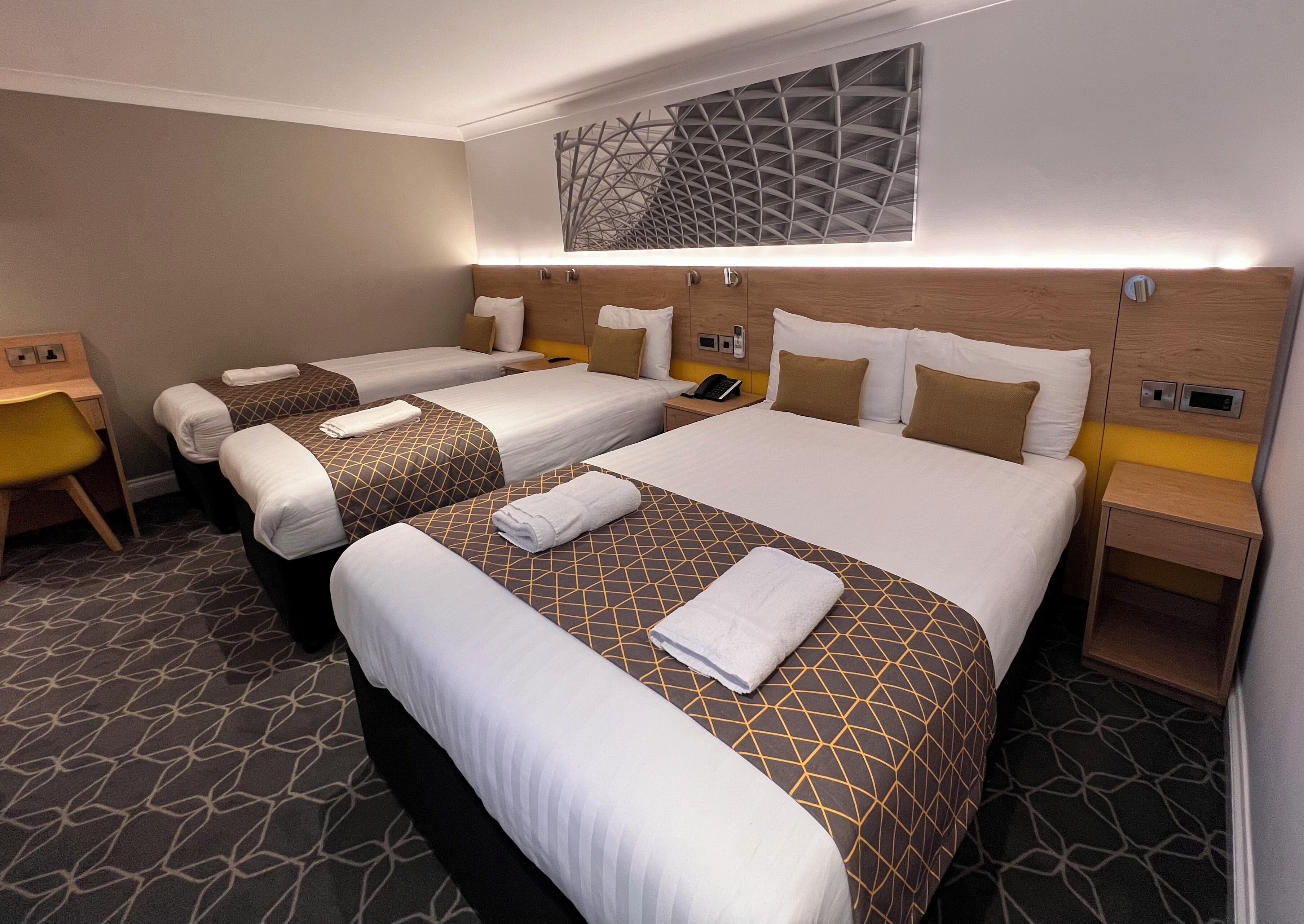 family suite | hypo-allergenic bedding, in-room safe, desk, laptop workspace