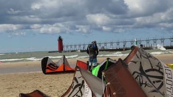 Am Strand, Strandtücher