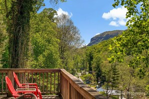 Beautiful views from the expansive deck