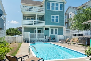 Pool - Sandy Bottoms: Oceanside, Pool, Spa, Dogs OK (Nags Head)