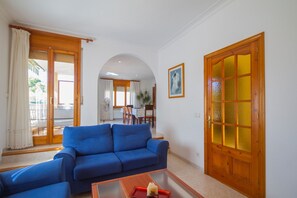 TV, fireplace, DVD player