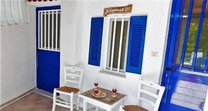 Stella's home in Koronos, Naxos