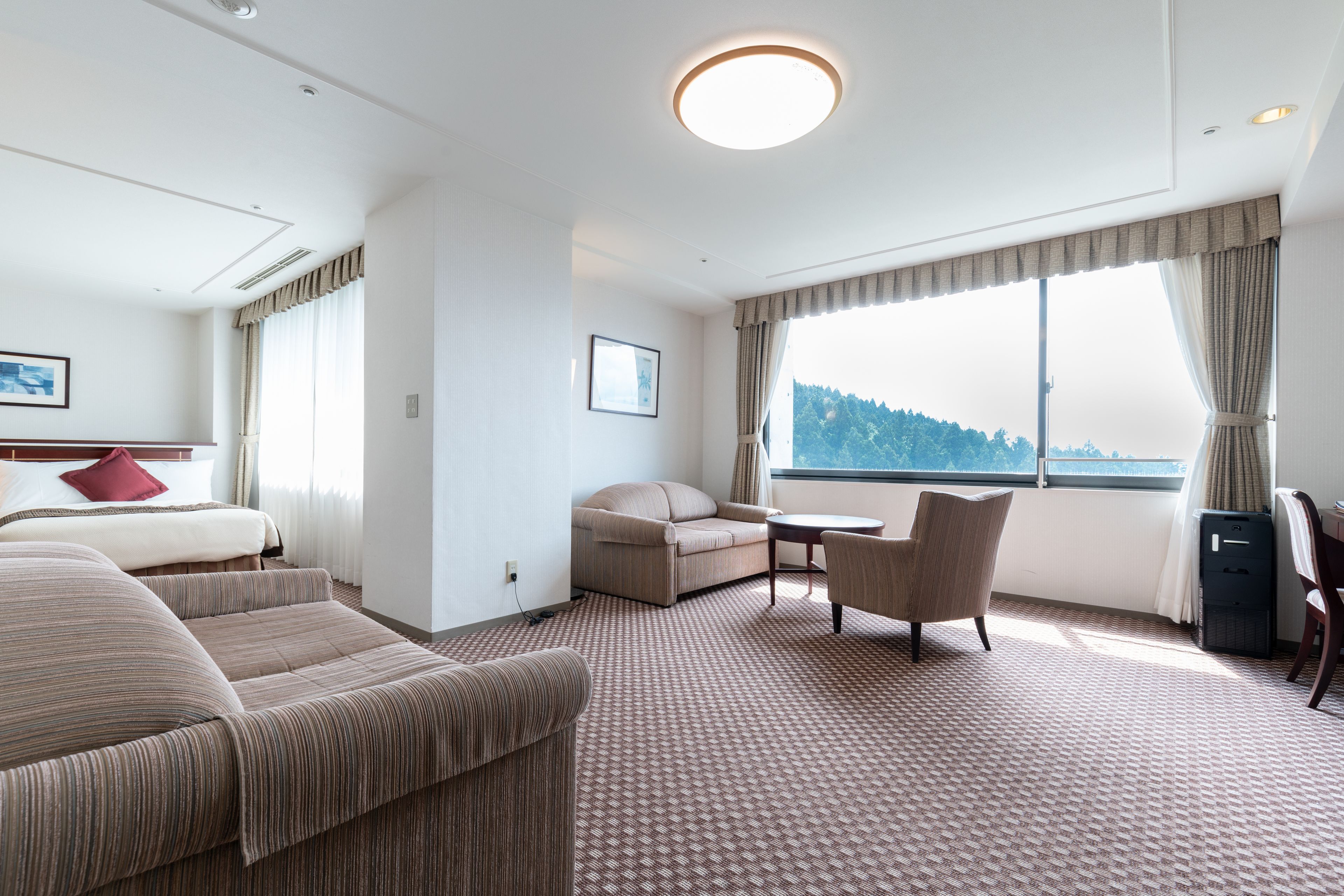 [non-smoking] western style junior suite (mt. fuji view) | 1 bedroom, desk, free wifi, bed sheets