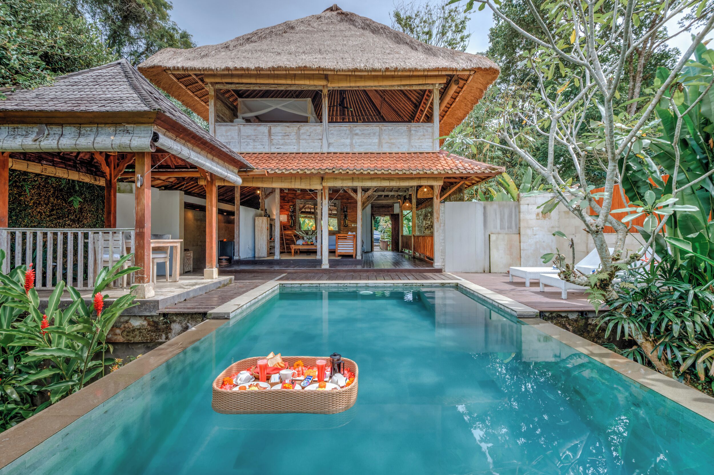 Smekmånadsvilla - 1 sovrum - utsikt mot poolen | Utsikt från rummet