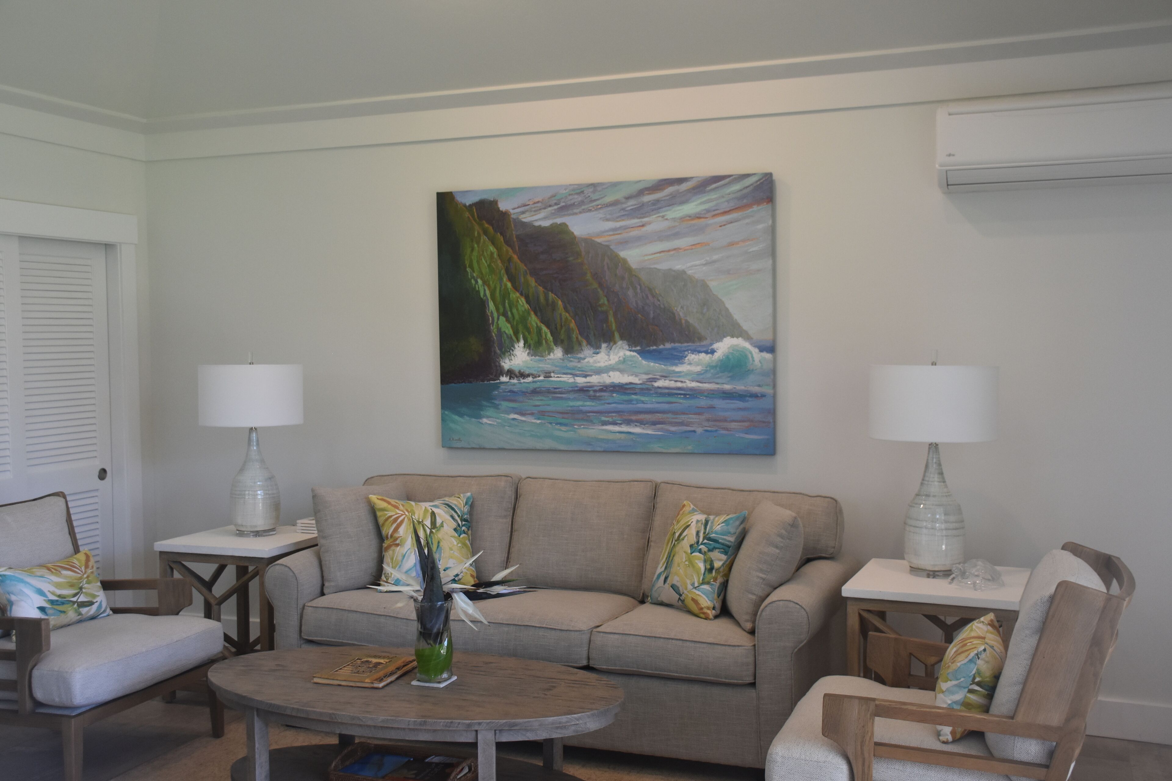 Smart TV, DVD player, books