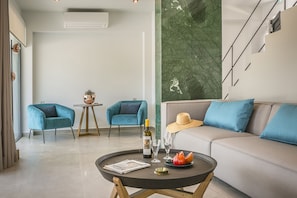 Flat-screen TV, DVD player