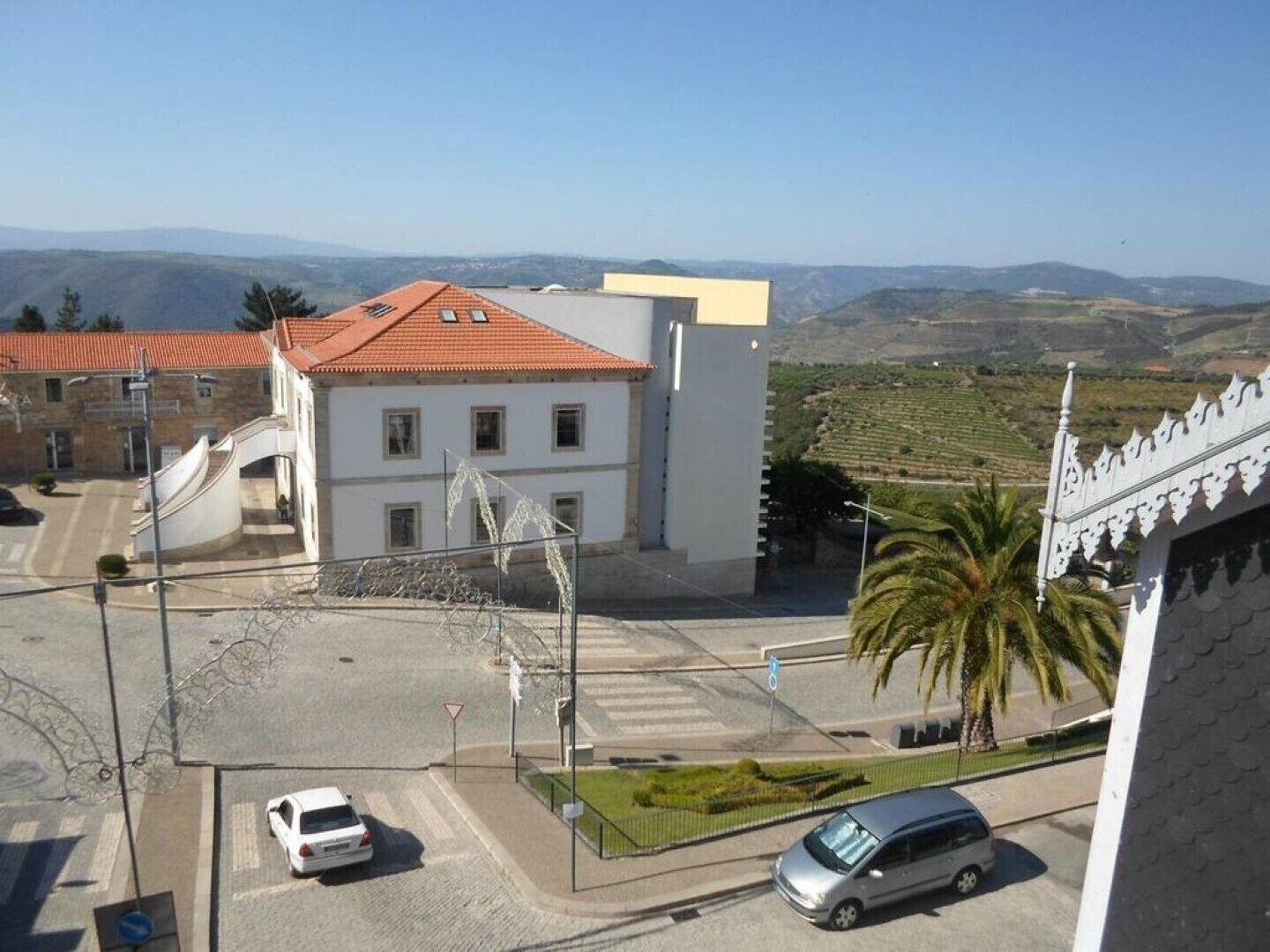 Blick von der Unterkunft