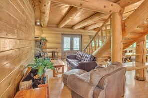 Smart TV, chimenea