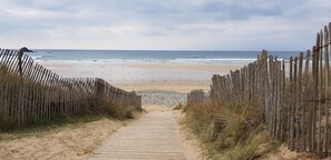 On the beach