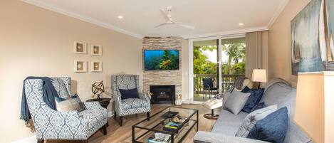 Smart-TV, Kamin, Tischfußball