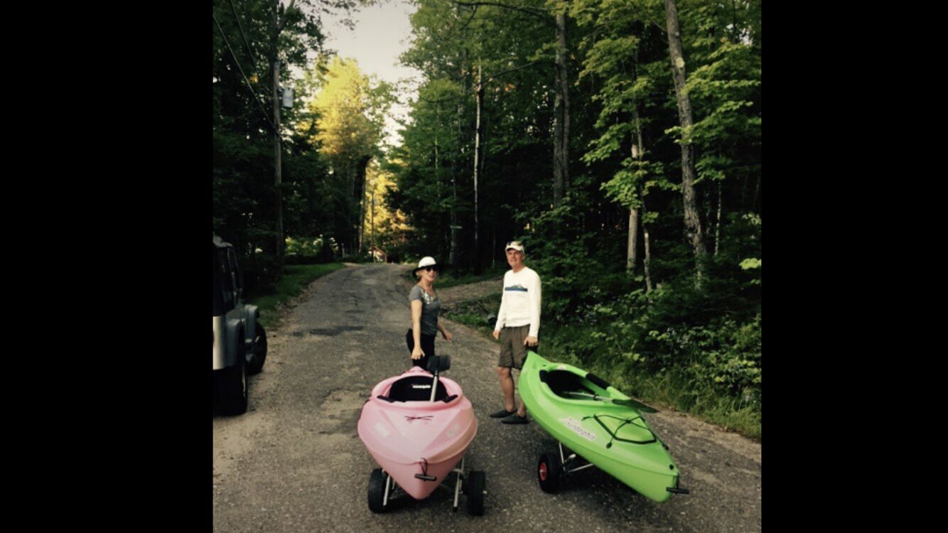 Woods Camp is a rustic log home with old time charm but up to date amenities.