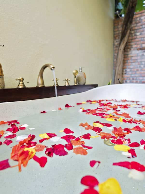 Executive Suite with External or Internal Bathtub | Bathroom | Separate tub and shower, spring water tub, rainfall showerhead