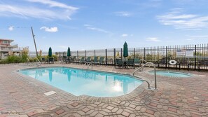 Outdoor pool - 4bd Beachfront Condo w/Pool & Ocean Views (Wildwood Crest)