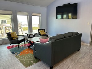 Smart TV, video games, DVD player, books