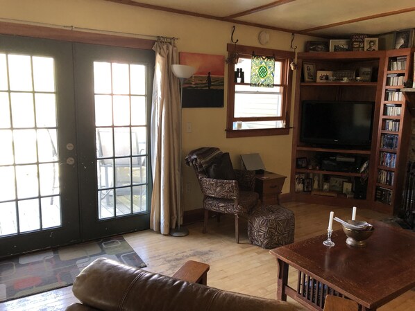 TV, video games, DVD player, books