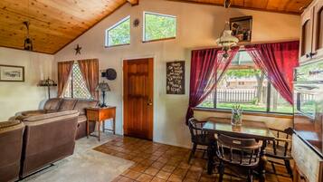 Smart TV, DVD player, books