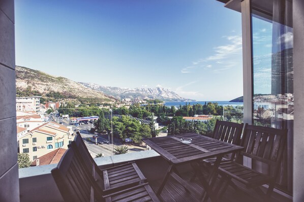 Dobbelt- eller tomannsrom – superior, balkong, sjøutsikt | Utsikt fra rommet