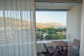 Studio, Balcony, Sea View | View from room - Sky View Luxury Apartments (Budva)
