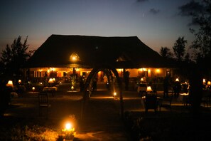 Front of property - evening/night - VRclub - Paje Palms Beach Resort (Paje)