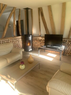 TV, ping pong, books