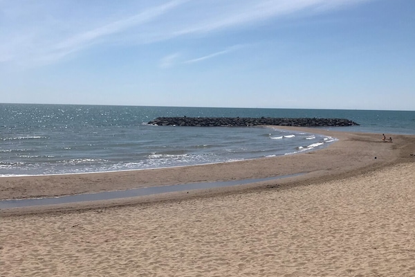 On the beach