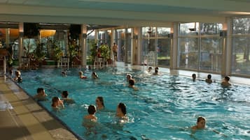 Indoor pool, seasonal outdoor pool