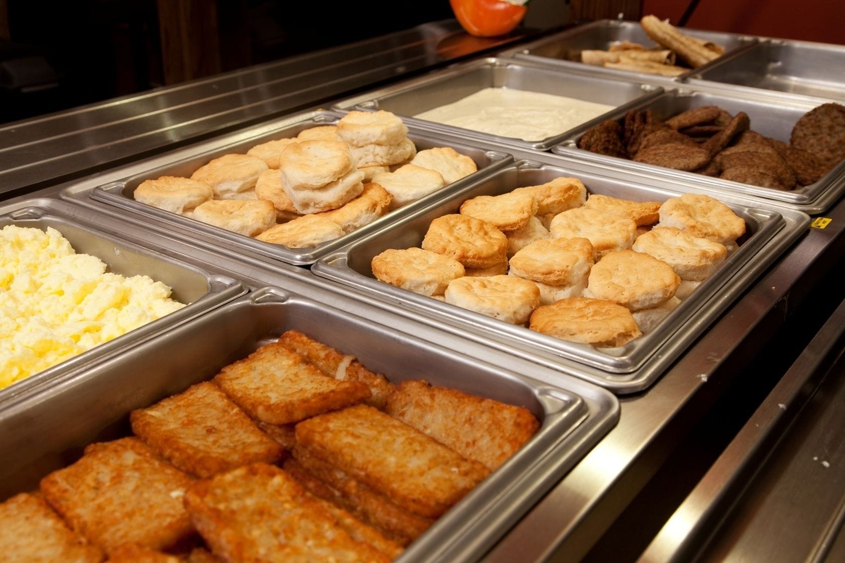Daily cooked-to-order breakfast for a fee