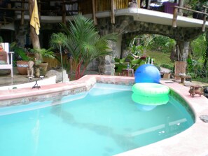 Indoor pool, outdoor pool