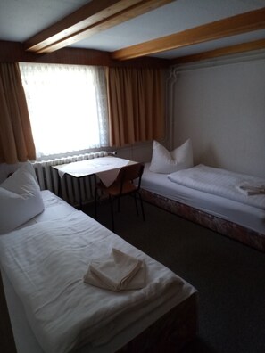 Blackout curtains, soundproofing, iron/ironing board, bed sheets