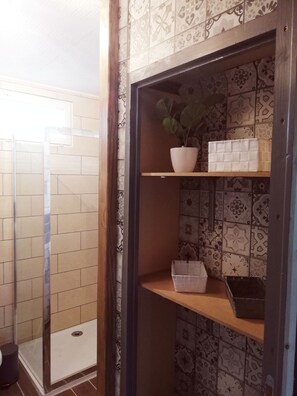 Shower, hair dryer, toilet paper - Gîte "Chez Polite" (Couleuvre)
